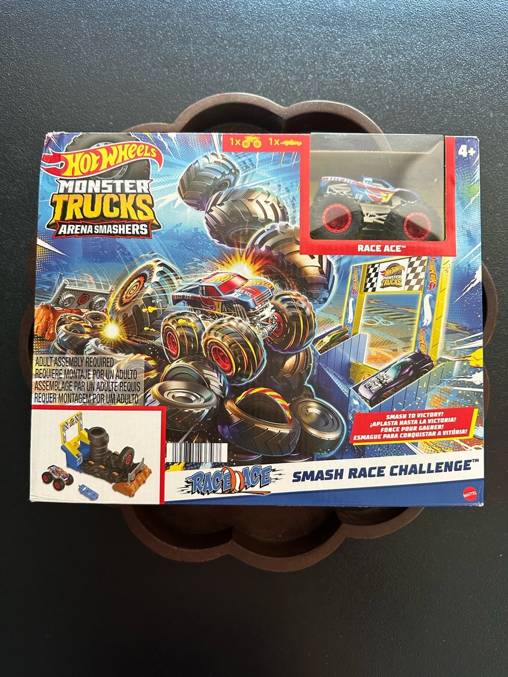 Hot Wheels Monster Trucks Arena Smashers ~ Smash Race Challenge